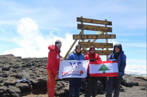 Joyce Azzam’s trip to highest peak in Africa gives new generation of Lebanese females the right boost