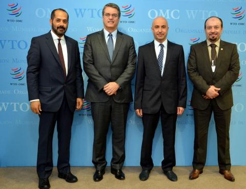 Director General of WTO meets Dr. Al Zarooni, Chairman of World FZO