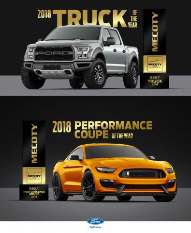 Ford Scoops up Two Wins at Fifth Annual Middle East Car of the Year Awards Ceremony